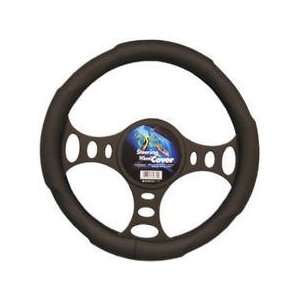   Accessories 39730 Contour Steering Wheel Cover   Black Automotive