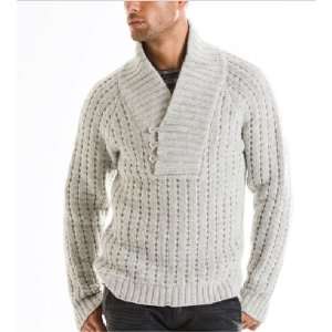  Armani Exchange Chunky Shawl Collar Sweater Sz L 