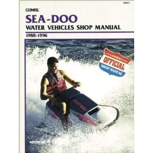  Clymer manual Sea Doo Jet Ski & Water Vehicles, 1988 1996 