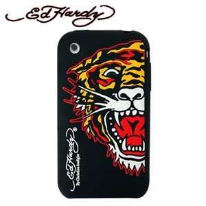  New Ed Hardy Black TIGER Silicone Skin For Apple Iphone 3G 