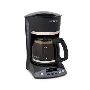  12 Cup Programmable Coffee Maker  Black