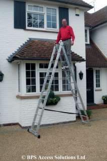 Combi Ladder configured as a double sided step ladder