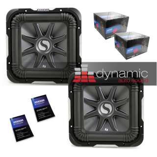 2011 KICKER S15L7 4 15 S15L7 L7 SUBWOOFERS DVC 2 OHM SUBS 4,000 