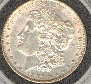 1897 Morgan Silver Dollar Circulated  