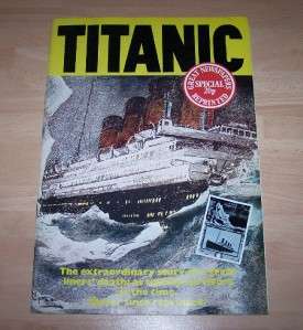 1972 TITANIC PAPER Reprint of the 1912 Disaster  