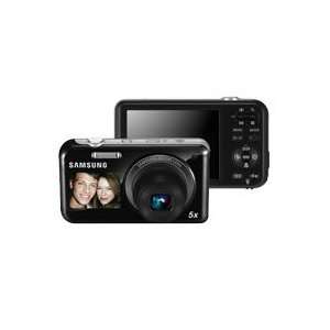    Samsung DualView 14.2 Megapixel Digital Camera   Black Electronics