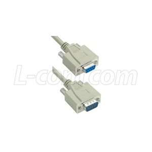  Reversible Hardware Molded D Sub Cable, DB9 Male / Female 