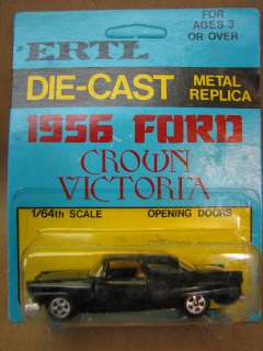 Vintage ERTL 1956 Ford Crown Vic #1633 diecast car 1/64  