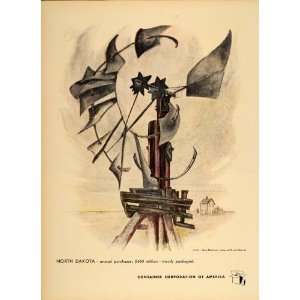 1949 Ad Ross Shattuck North Dakota Wind Spinner CCA   Original Print 