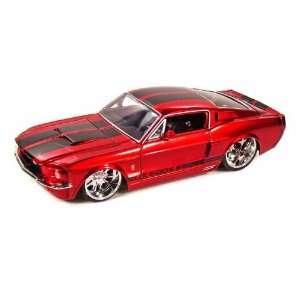  1967 Shelby Mustang 1/24 Mass Metallic Red Toys & Games