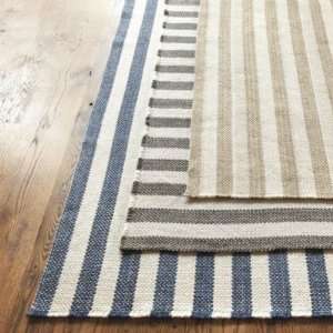  Vineyard Stripe Rug Natural 2 x 3  Ballard Designs