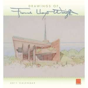   FRANK LLOYD WRIGHT 2011 Wall Art Calendar Architecture Designs  