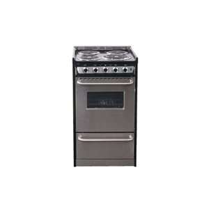  Summit 20 Electric Range   Stainless Steel Kitchen 