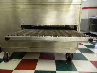 LINCOLN 1450 DOUBLE CONVEYOR GAS PIZZA OVEN WITH ELECTRIC MICRODRIVE 