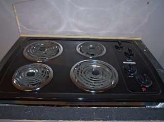 WHIRLPOOL 30 COIL ELECTRIC COOKTOP RCS3014RB BLACK  