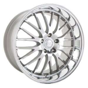   (Silver w/ Machined Lip) Wheels/Rims 5x100 (NT8751040S) Automotive