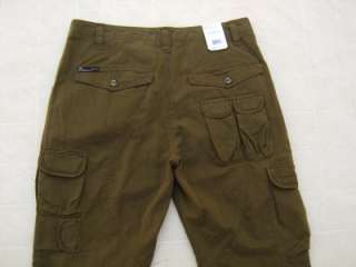 Rocawear Mens Cargo Utility Army Jeans Pants 39 34 Reinforce Double 
