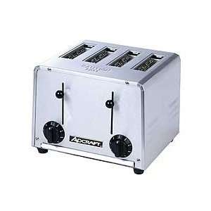    Adcraft Commercial Pop up Four Slot Toaster