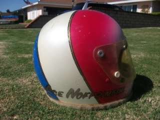 VINTAGE 1970 BELL TOPTEX HELMET ASCOT PARK SPRINT/MIDGET CAR LEGEND 