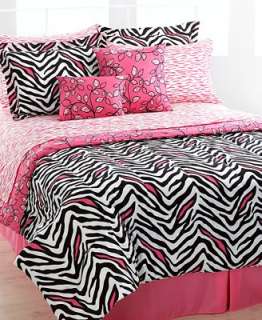 Zenia Zebra 10 Piece Comforter Sets