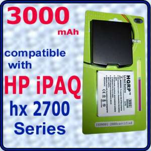 HQRP Battery fits HP iPaq hx2755 hx2790 hx2790b hx2790c hx2795 hx2795b 