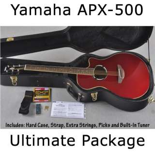 Yamaha® APX 500 Acoustic Electric Guitar Ultimate Package   APX500 