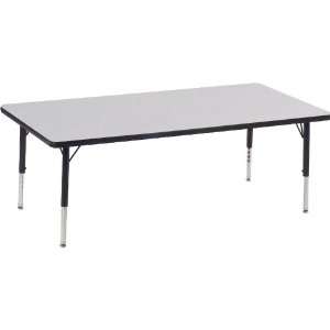   60L Rectangular Activity Table with Grey Nebula Top and Short