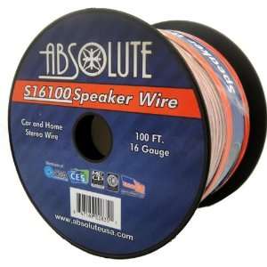  FT 16 Gauge Car and Home Stereo Clear Speaker Wire