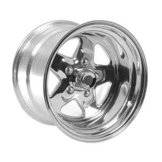 Summit Racing 521 5165PS Wheel, Fast Five, Aluminum, Polished, 15 in 