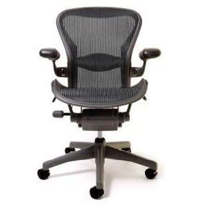  Herman Miller Fully Loaded Aeron Chair   FREE Leather 