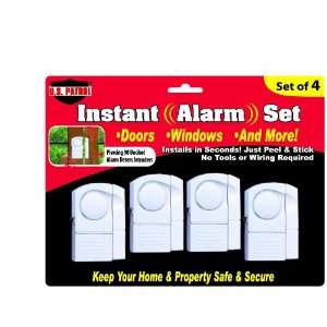  Wireless Window/Door Alarm System Kit (4 Pack)