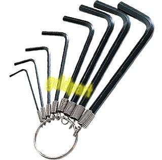 key allen wrench set 1 5mm 6mm metric key chain