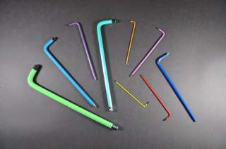 New 9 Color Ball End Allen Tool Key Hex Wrench Tool Set  