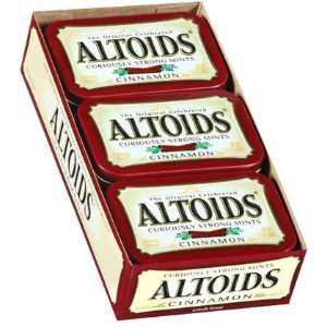  Altoids Curiously Strong Mints, Cinnamon, 1.76 oz Tins, 12 