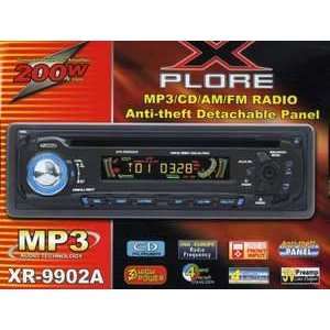  /CD/AM FM Radio Car Stereo with Anti Theft Detachable 