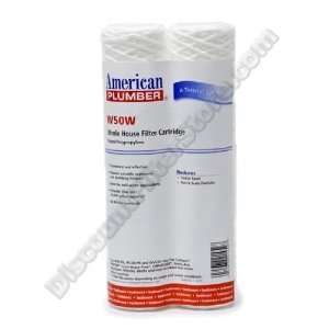  American Plumber W50W Whole House Sediment Filter 