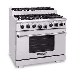  American Range 36 inch Natural Gas Range ARR 366IS NG SS 