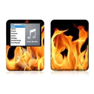  Apple iPod Nano 3G Decal Skin   Flame 