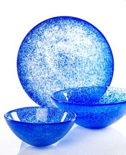   Crystal Bowls, Tellus Blue Collection   Centerpiece Bowlss