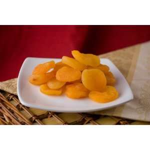 Dried Jumbo Apricots (10 Pound Case)  Grocery & Gourmet 