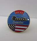 NICE Gold CHINOOK Helicopter Hat Pin MINT  
