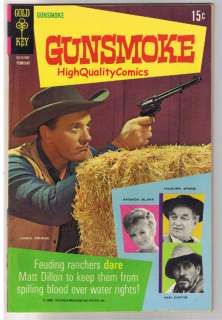 GUNSMOKE #1,James Arness,Matt Dillon,Gold Key,1969,VFN   