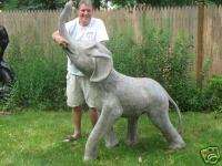 FT Fiberglass ELEPHANT fountain garden animal statue  