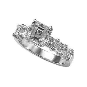  ASSCHER CUT DIAMOND RING asscher diamond engagement new 