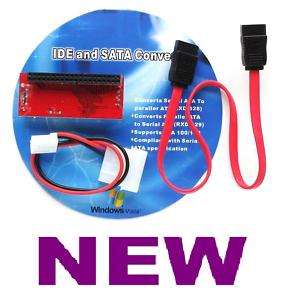 Serial ATA SATA to IDE/PATA Adapter/Converter Cable  