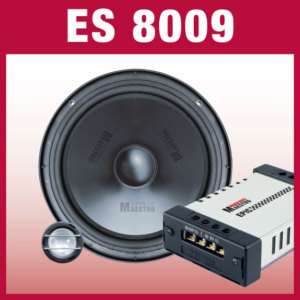 German Maestro ES8009 8 Car Audio 2 Way Component System 240W  