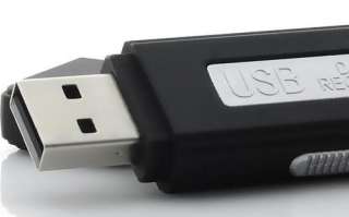 usb flash drive spy audio recorder with 240 hours black 55