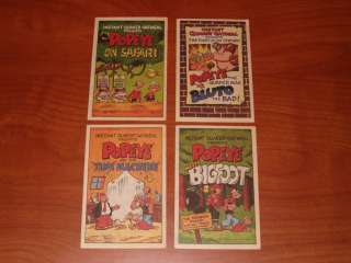 POPEYE Quaker Oats Mini Comic Book Set 1989  