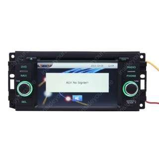 Dodge Caliber 2009 12 Car GPS Navigation IPOD  Radio Bluetooth TV 