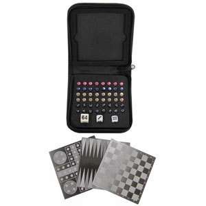 in 1 Travel Board Game Set Chess Checker Backgammon  
